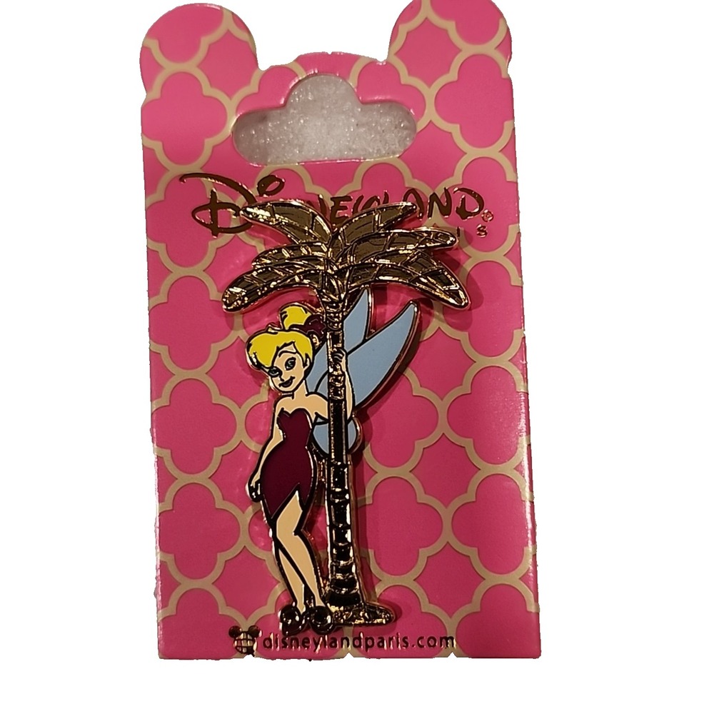 Disney Pin Tinker Bell‎ Standing by a Palm Tree Paris France DLRP 2018 132641